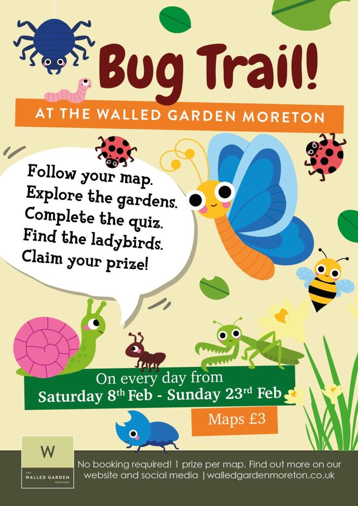 Feb 8 to 23 Walled Garden Bug Trail Dorset 2025