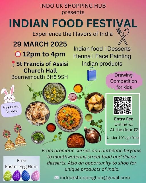 Mar 29 Indian Food Festival Bournemouth 2025