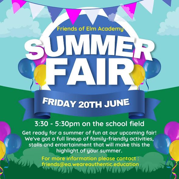 June 20 Elm Academy Summer Fair 2025