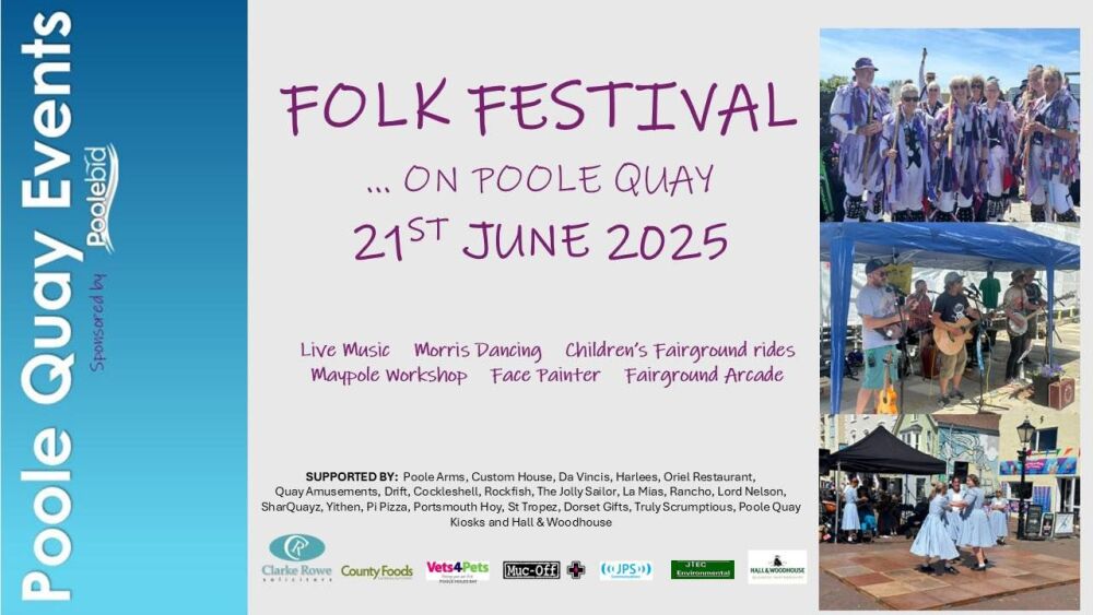 June 21 Poole Quay Folk Festival 2025