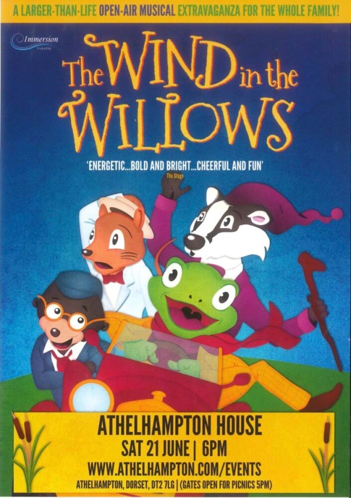 June 21 Athelhampton Wind in the Willows Dorset