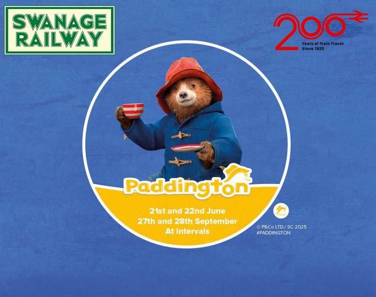 June 21 and 22 plus Sept 27 and 28 Swanage Railway 2025