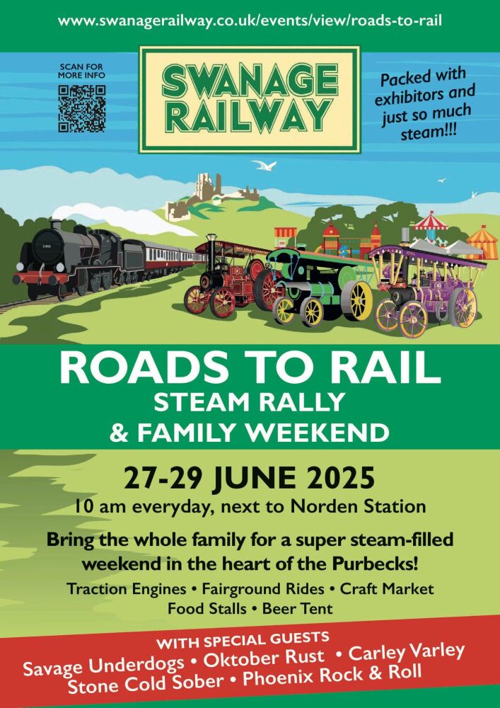 June 27 to 29 Swanage Railway 2025