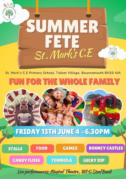 June 13 St Marks summer fete 2025