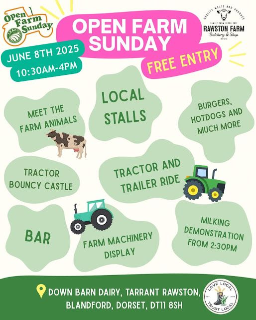 June 8 Down Barn Dairy Open Farm Sunday 2025