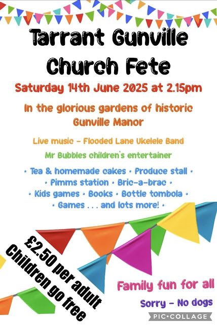 June 14 Tarrant Gunville Fete 2025