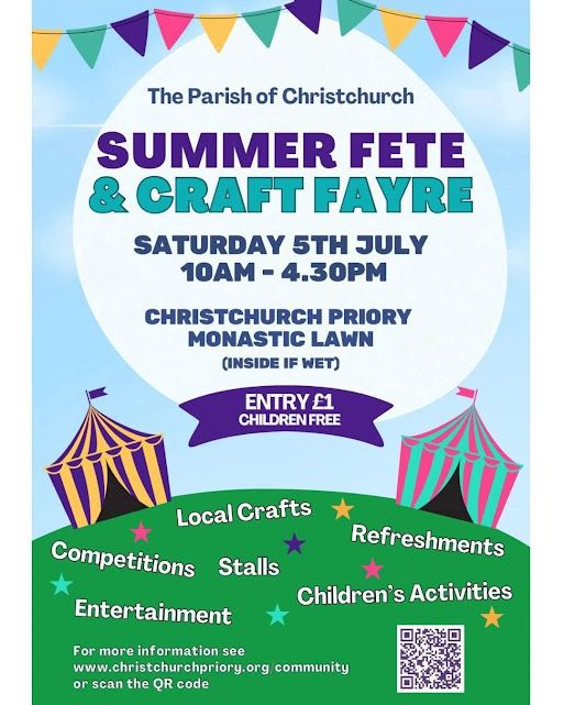 July 5 Christchurch Priory Fair 2025