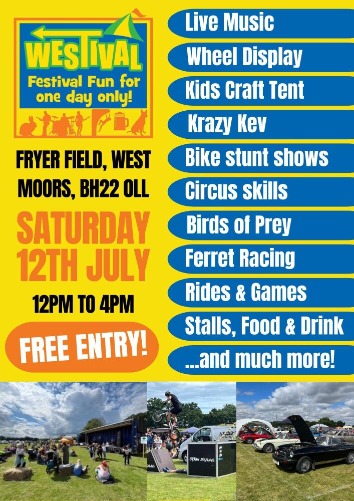 July 12 Westival West Moors Dorset 2025