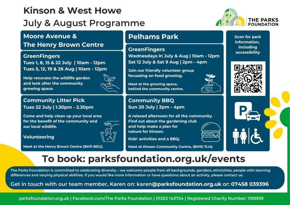 July Aug Parks Foundation 2025 Kinson West Howe 1