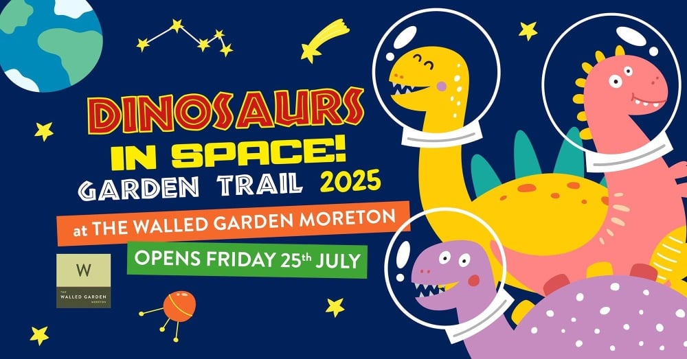 July Aug The Walled Garden Dino Trail 2025 July Aug The Walled Garden Dino Trail 2025