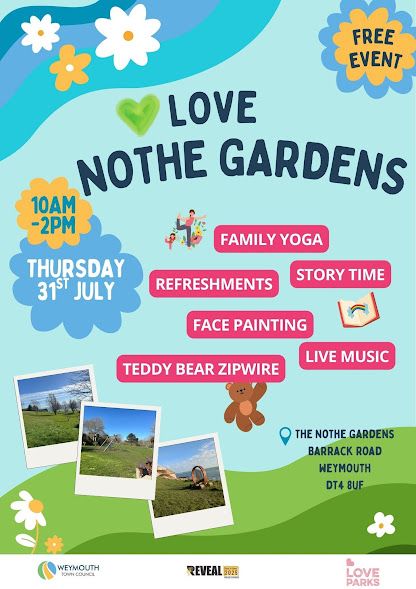 July 31 Nothe Gardens Love Parks 2025 2