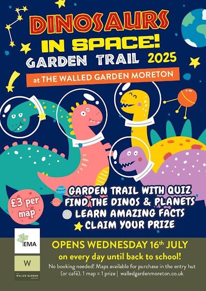 Juy Aug Walled Garden Trail Poster 2025