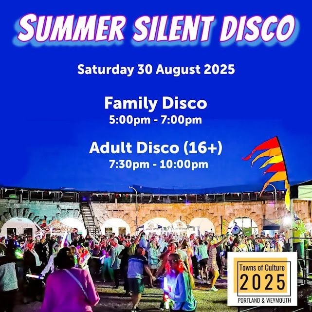 Aug 30 Nothe Fort Silent Disco 2025 Aug 30 Nothe Fort Silent Disco 2025