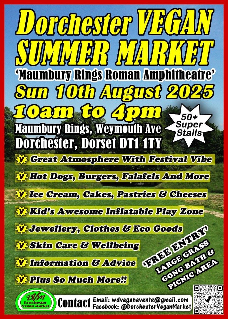 Aug 10 Dorchester Vegan Market 2025 Aug 10 Dorchester Vegan Market 2025