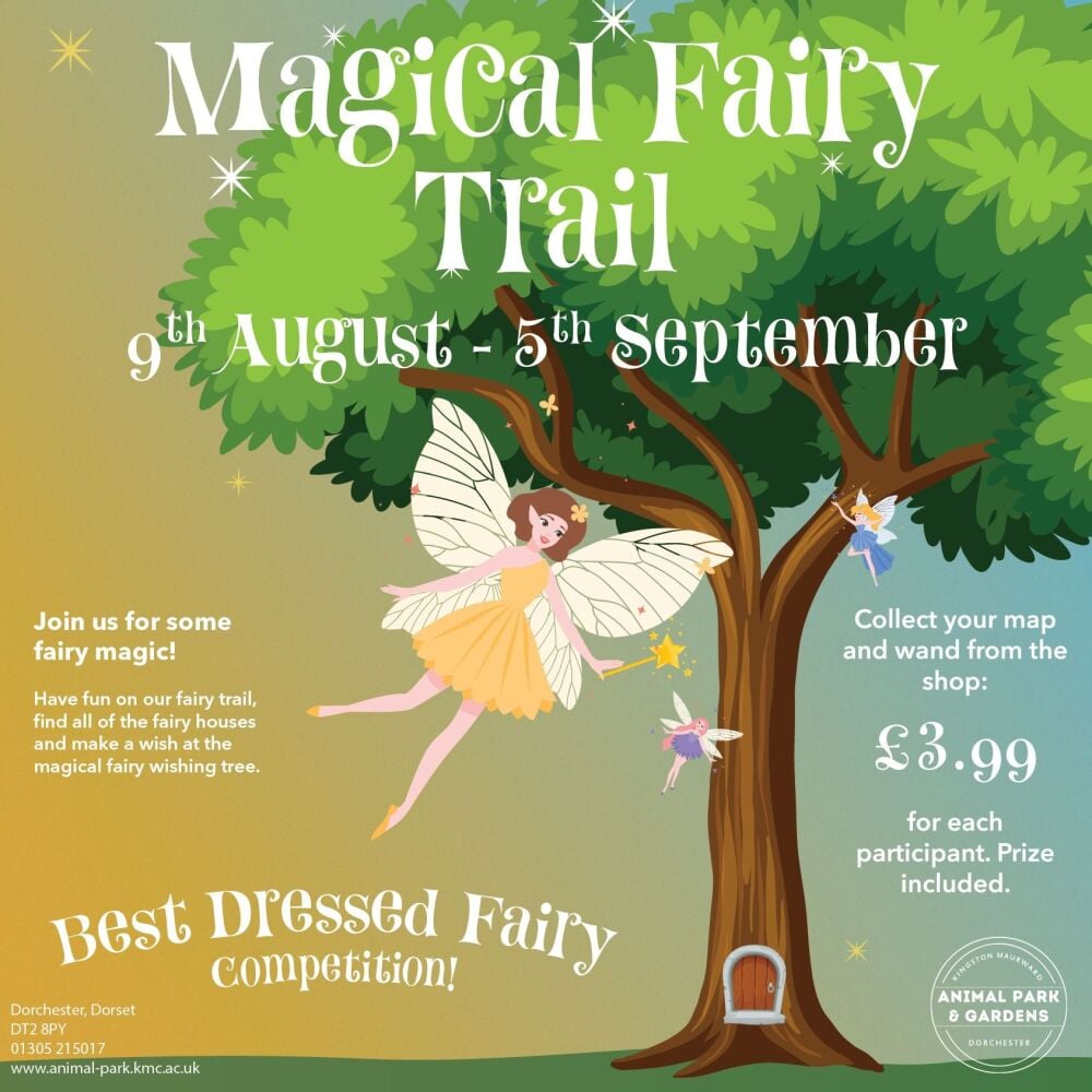 Aug 9 to Sept 5 Kingston Maurward Fairy Trail 2025