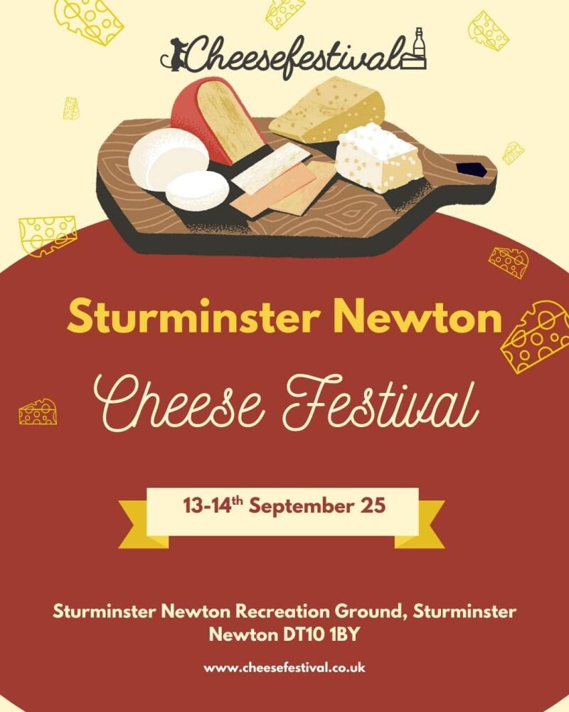 Sept 13 and 14 Sturminster Newton Cheese Festival 2025