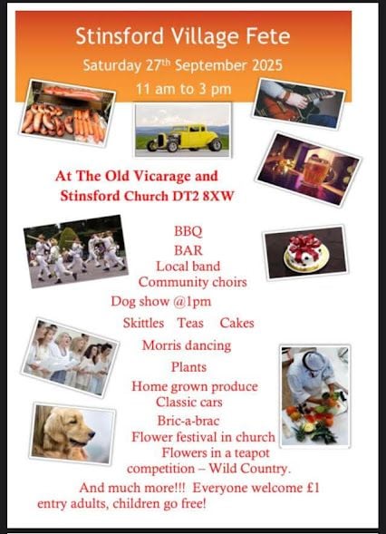 Sept 27 Stinsford Fete 2025
