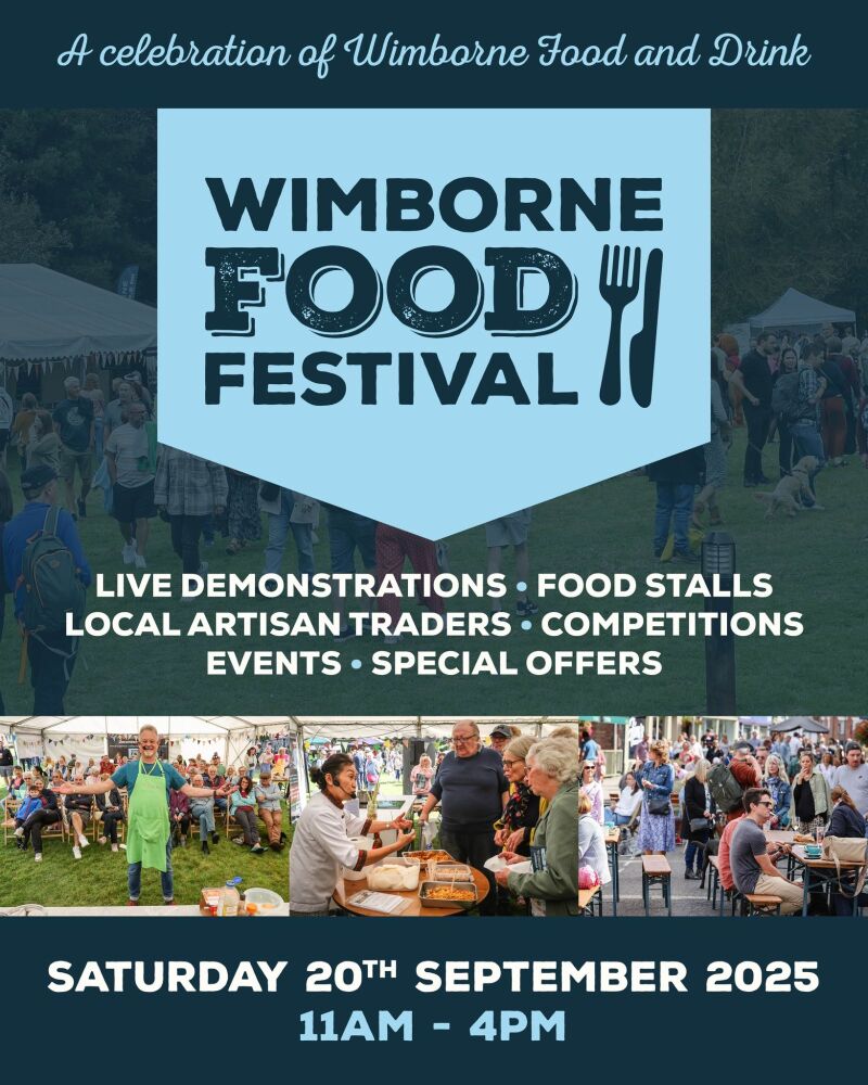 Sept 20 Wimborne Food Festival 2025