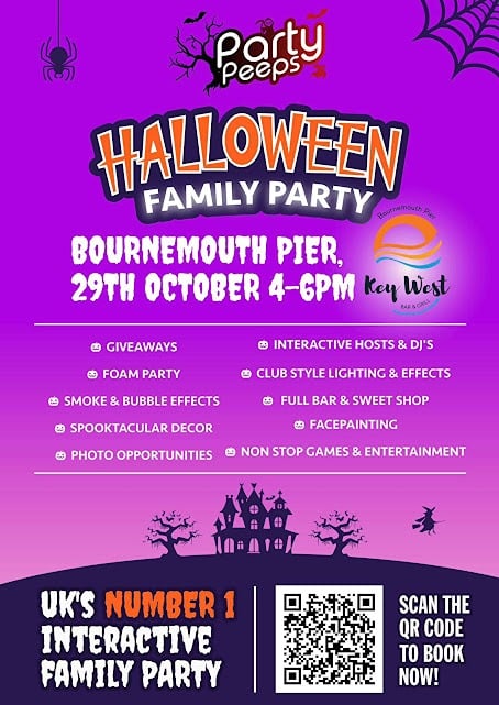 Oct 29 Bournemouth Pier Party Peeps 2025