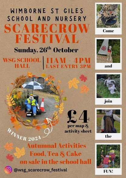 Oct Wimborne St Giles Scarecrow Festival 2025