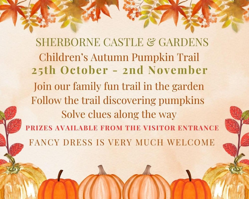 Oct half term Sherborne Castle 2025
