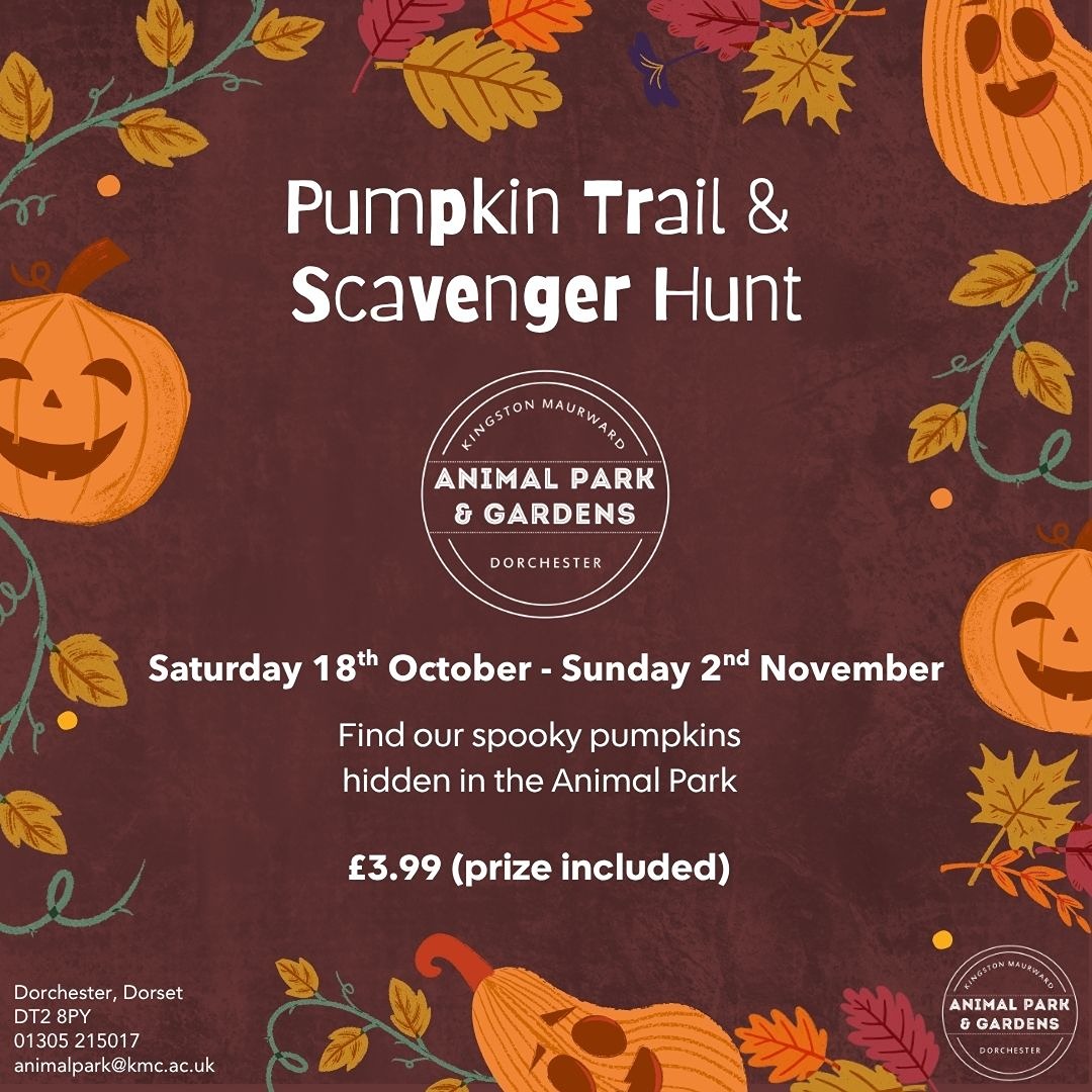 Oct 18 to Nov 2 Kingston Maurward Dorchester 2025