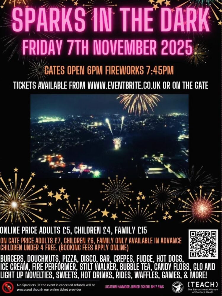 Nov 7 Haymoor Sparks in the Dark Fireworks 2025 Nov 7 Haymoor Sparks in the Dark Fireworks 2025