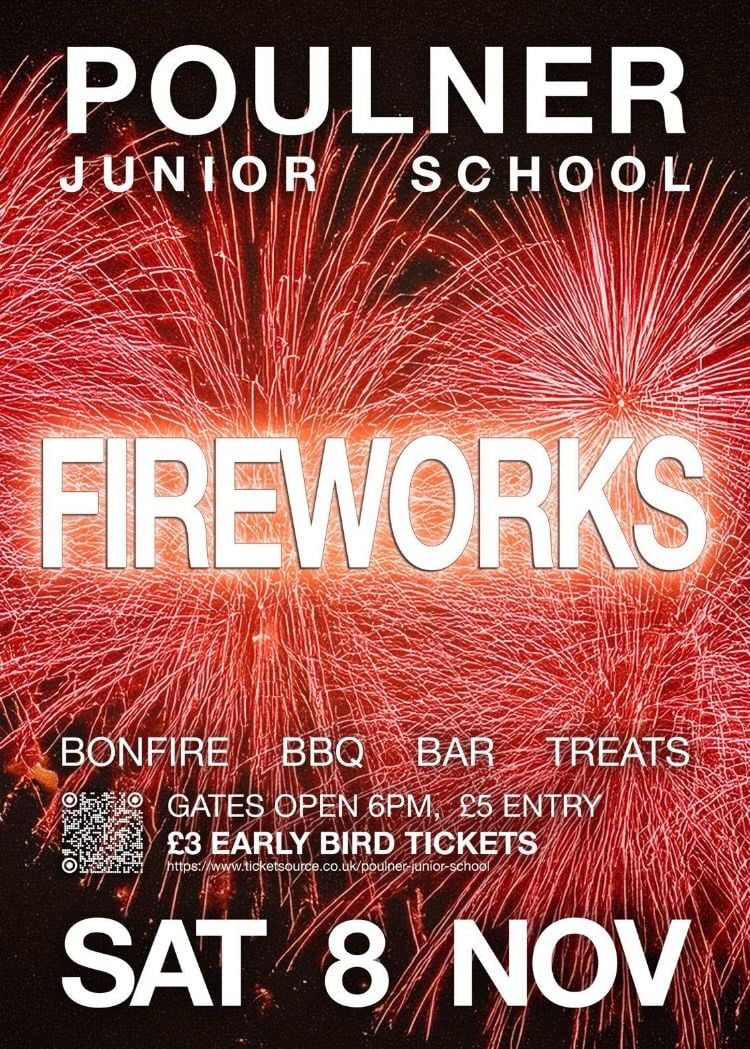 Nov 8 Poulner Junior School Fireworks 2025 Nov 8 Poulner Junior School Fireworks 2025