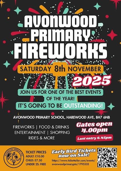 Nov 8 Avonwood Primary Fireworks 2025 Nov 8 Avonwood Primary Fireworks 2025