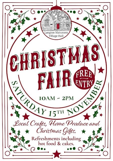 Nov 15 Langton Matravers Fair 2025 Nov 15 Langton Matravers Fair 2025
