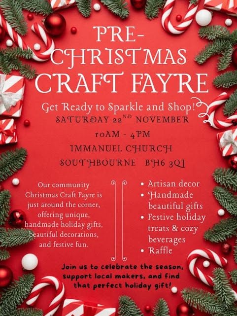 Nov 22 Southbourne Church Fair 2025 Nov 22 Southbourne Church Fair 2025