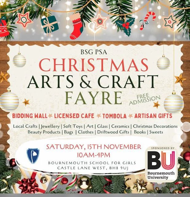 Nov 15 Bournemouth School for Girls Fair 2025