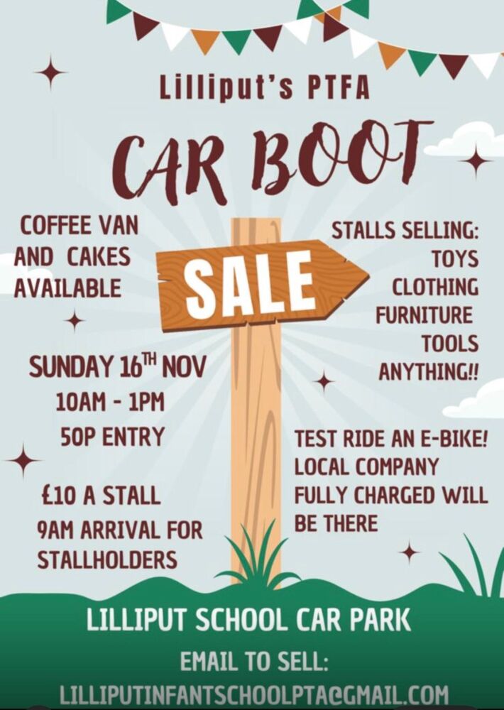 Nov 16 Lilliput car boot 2025