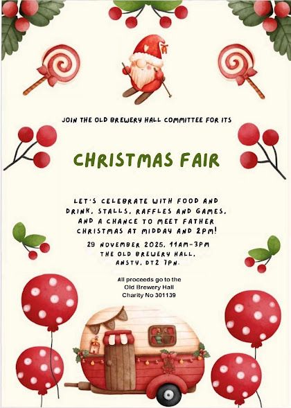 Nov 29 The Old Brewery Hall Ansty 2025