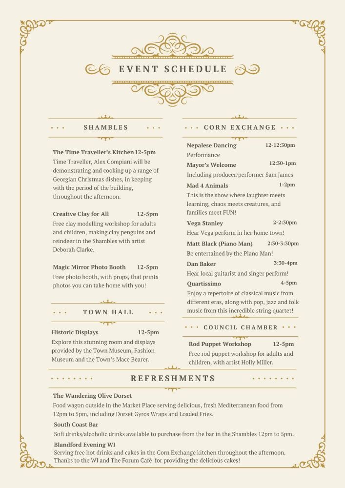 Nov 30 The Corn Exchange Blandford 2025