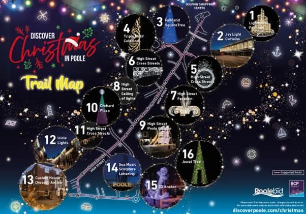 Dec Poole Christmas Light Trail 2025