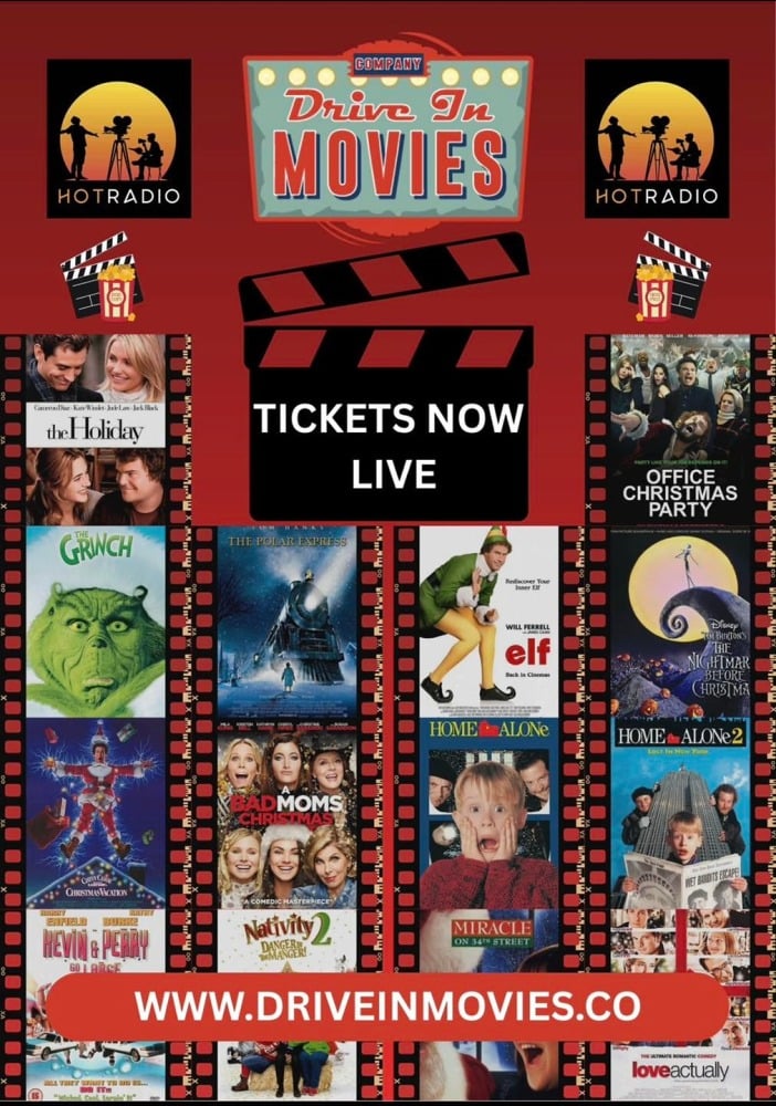 Dec 19 to 22 Drive In Movies 2025