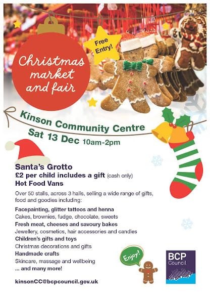 Dec 13 Kinson Community Centre Christmas Market 2025