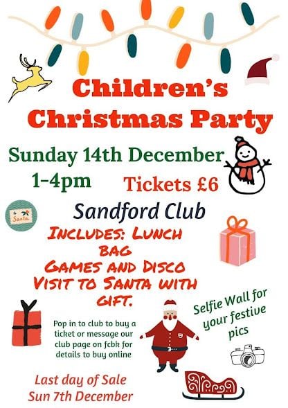 Dec 14 The Sandford Club Party 2025