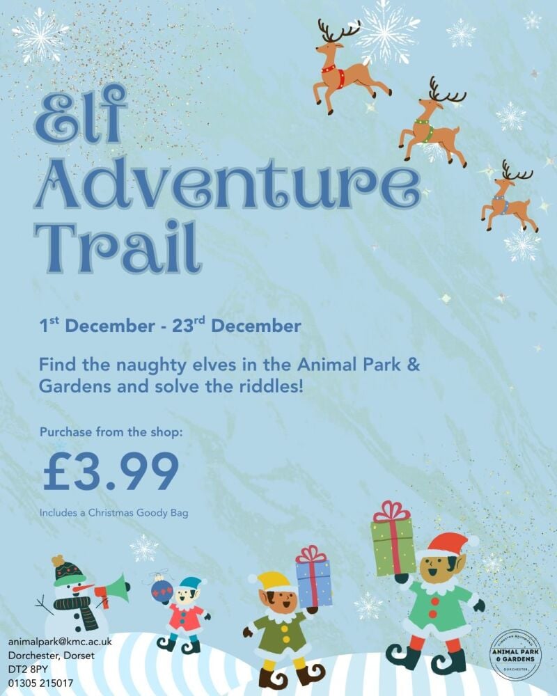 Dec 1 to 23 Kingston Maurward Elf Trail 2025
