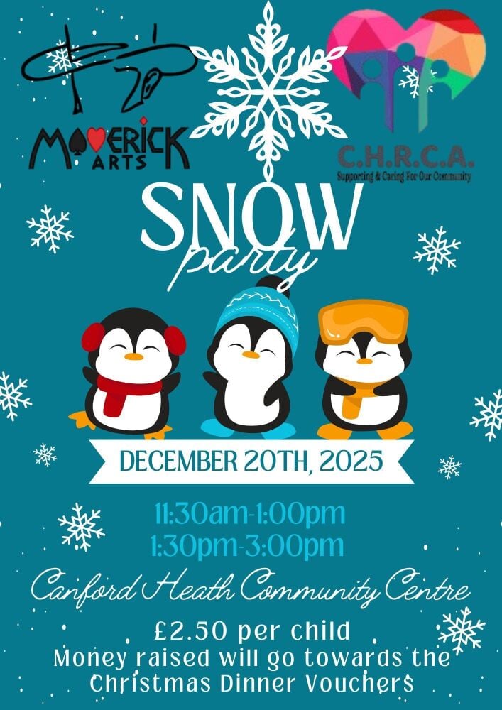 Dec 20 Canford Heath Snow Party 2025