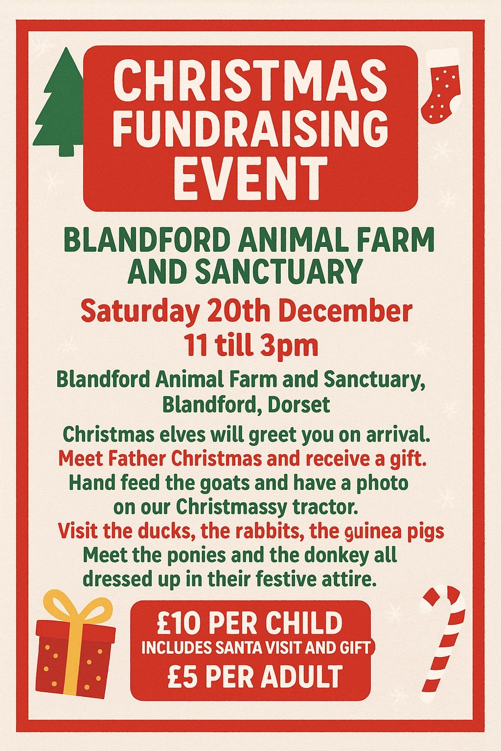 Dec 20 Blandford Animal Farm 2025