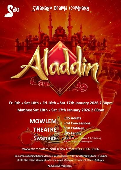 Jan Aladdin The Mowlem Swanage 2025