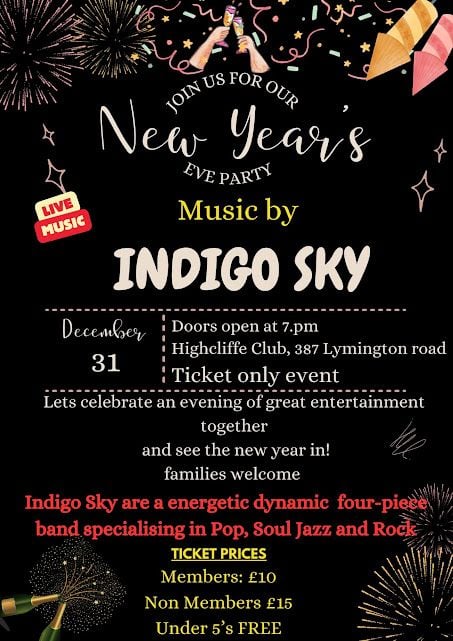 Dec 31 Highcliffe Club Party 2025 Dec 31 Highcliffe Club Party 2025