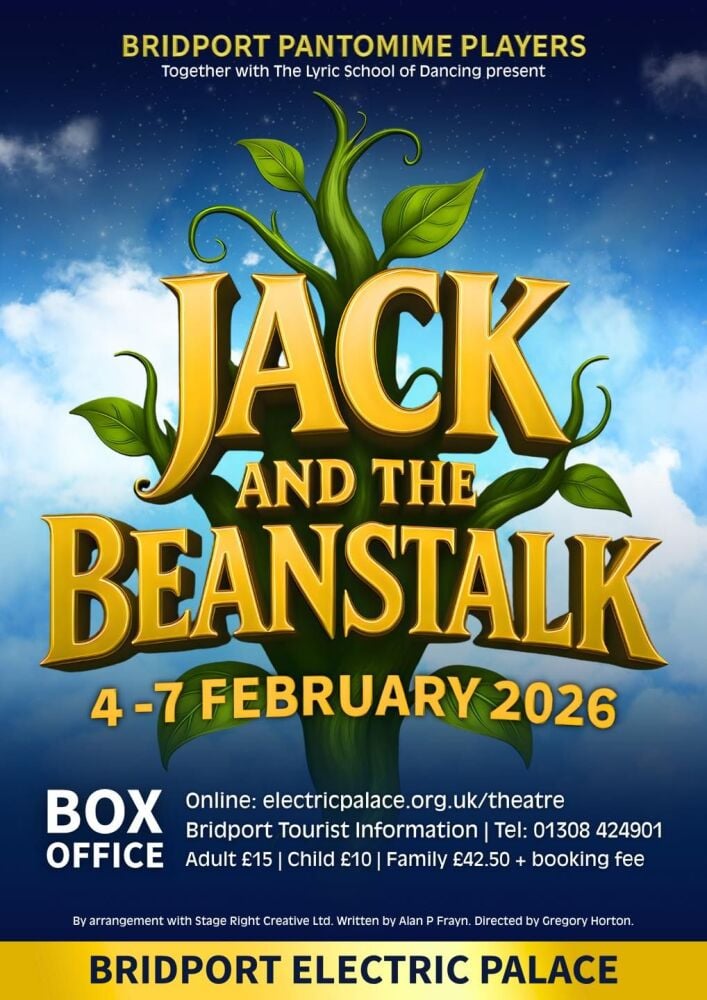 Feb 4 to 7 Bridport Palace Jack and the Beanstalk 2026 Feb 4 to 7 Bridport Palace Jack and the Beanstalk 2026