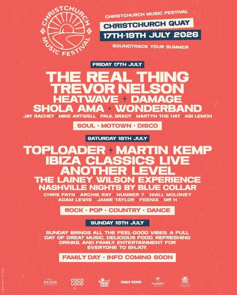 July 17 to 19 Christchurch Music Festival 2026