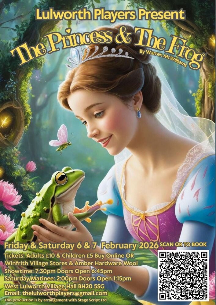 Feb 6 and 7 Lulworth Players Princess and Frog 2026