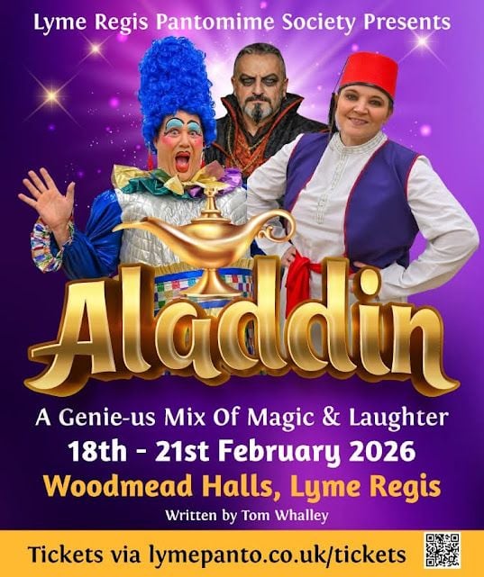 Feb 18 to 21 Aladdin Lyme Regis 2026