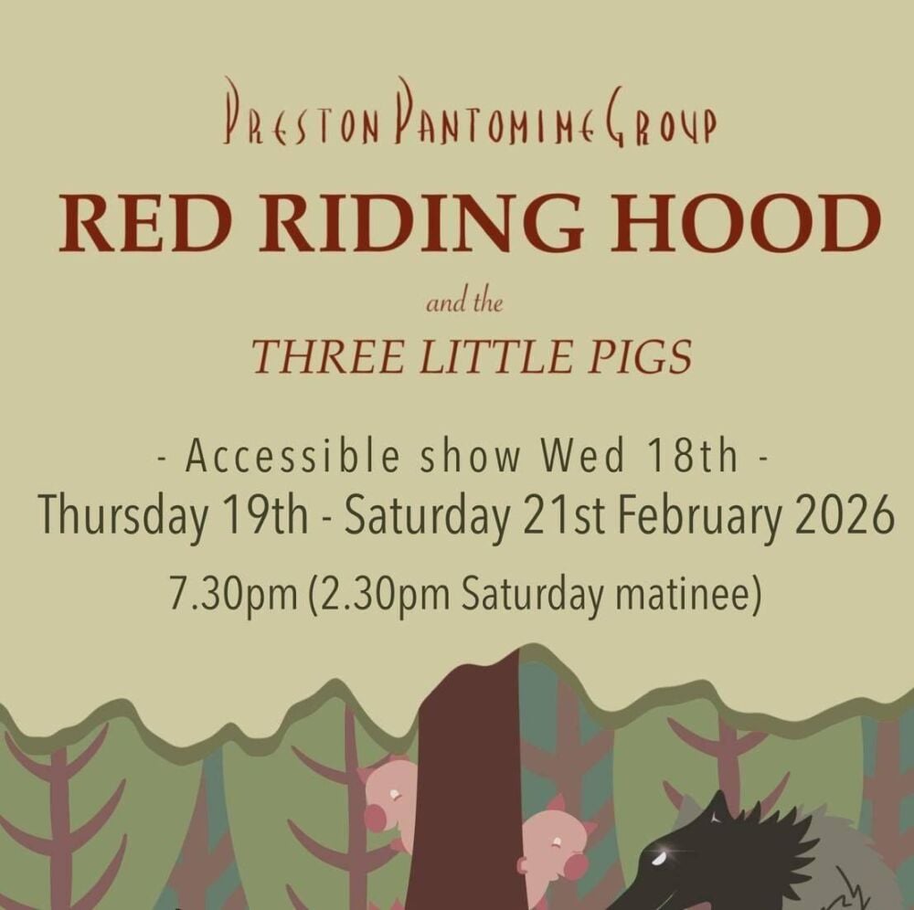 Feb 19 to 21 Preston Red Riding Hood 2026