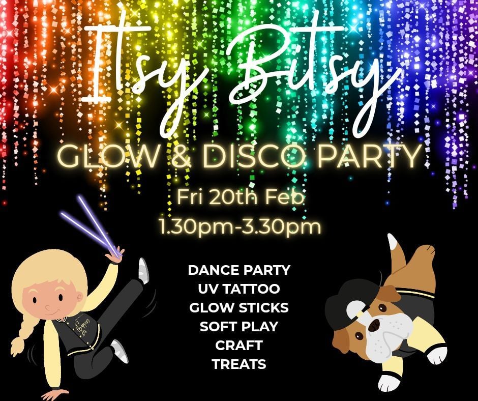 Feb 20 The Hideout Itsy Bitsy Glow Party 2026
